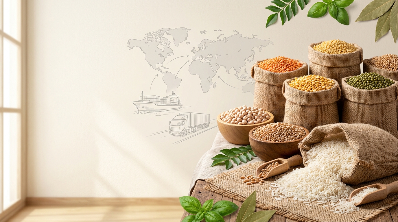 AJ & Sons International Exim - Wholesome Pulses & Premium Basmati Rice Export