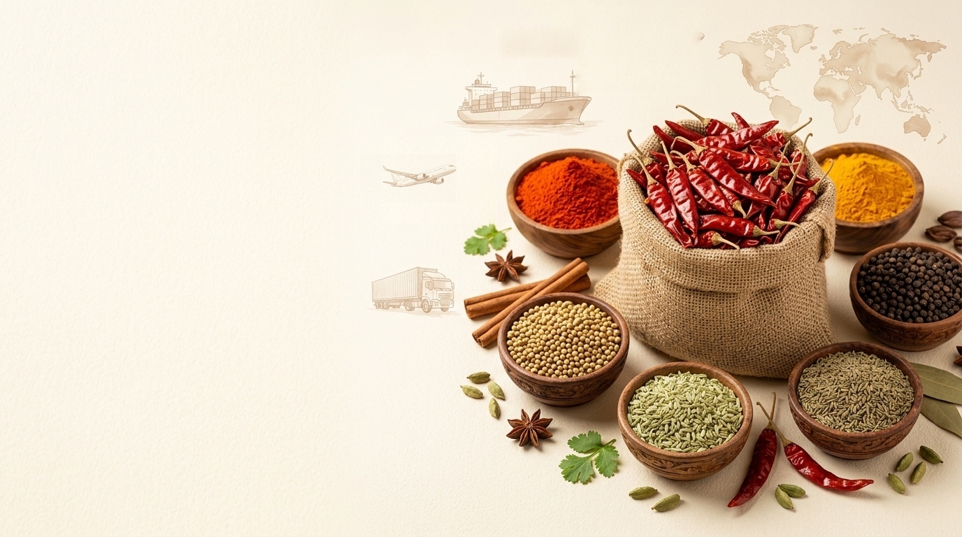 AJ & Sons International Exim - Premium Indian Spices & Agricultural Export